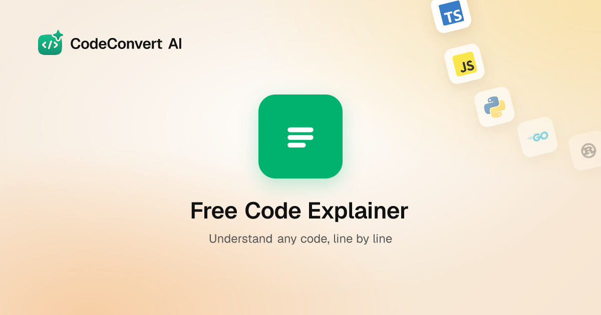 Free Code Explainer - AI-Powered Code Explanations | CodeConvert AI